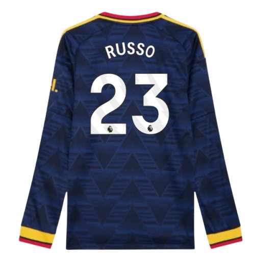 2026-2027 Arsenal Authentic Long Sleeve Away Shirt (Russo 23)