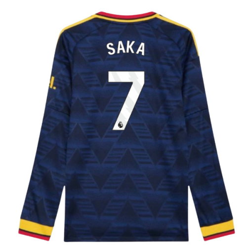 2026-2027 Arsenal Authentic Long Sleeve Away Shirt (Saka 7)