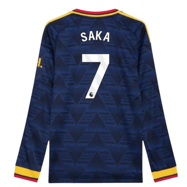 2026-2027 Arsenal Authentic Long Sleeve Away Shirt (Saka 7)