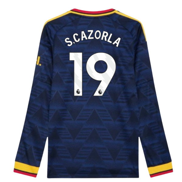2026-2027 Arsenal Authentic Long Sleeve Away Shirt (S.Cazorla 19)