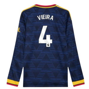 2026-2027 Arsenal Authentic Long Sleeve Away Shirt (Vieira 4)
