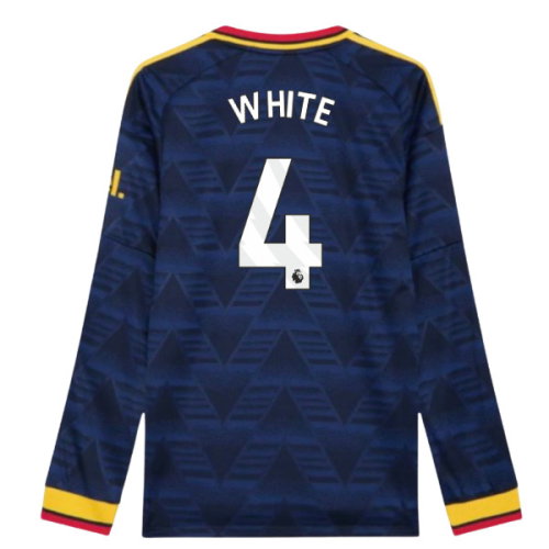 2026-2027 Arsenal Authentic Long Sleeve Away Shirt (White 4)