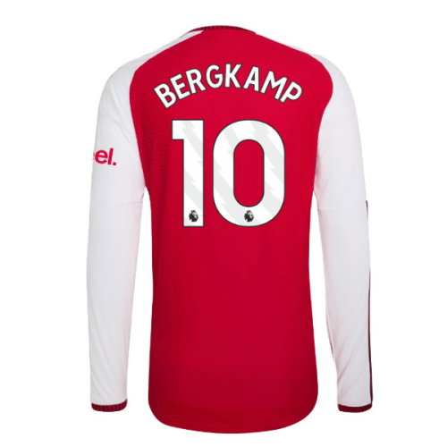 2026-2027 Arsenal Authentic Long Sleeve Home Shirt (Bergkamp 10)