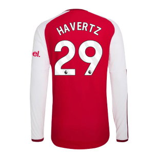 2026-2027 Arsenal Authentic Long Sleeve Home Shirt (Havertz 29)
