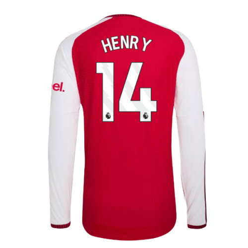 2026-2027 Arsenal Authentic Long Sleeve Home Shirt (Henry 14)