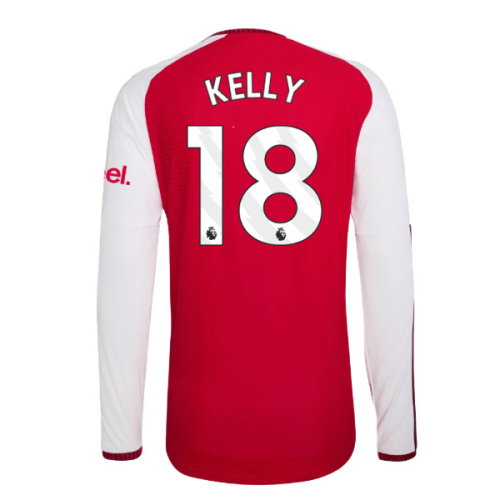 2026-2027 Arsenal Authentic Long Sleeve Home Shirt (Kelly 18)
