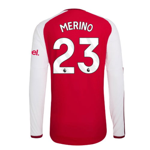2026-2027 Arsenal Authentic Long Sleeve Home Shirt (Merino 23)