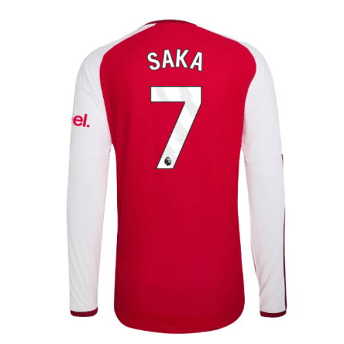 2026-2027 Arsenal Authentic Long Sleeve Home Shirt (Saka 7)