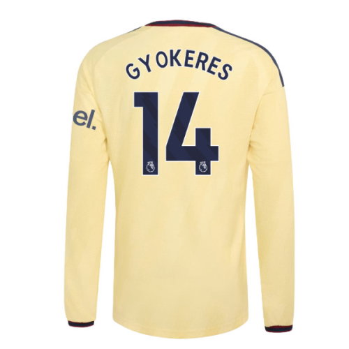 2026-2027 Arsenal Authentic Long Sleeve Third Shirt (Gyokeres 14)