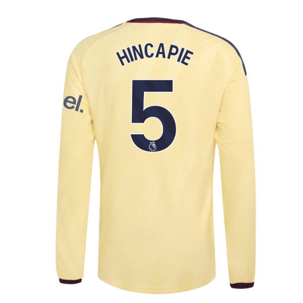2026-2027 Arsenal Authentic Long Sleeve Third Shirt (Hincapie 5)