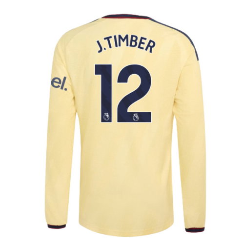 2026-2027 Arsenal Authentic Long Sleeve Third Shirt (J.Timber 12)