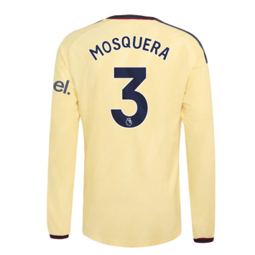 2026-2027 Arsenal Authentic Long Sleeve Third Shirt (Mosquera 3)