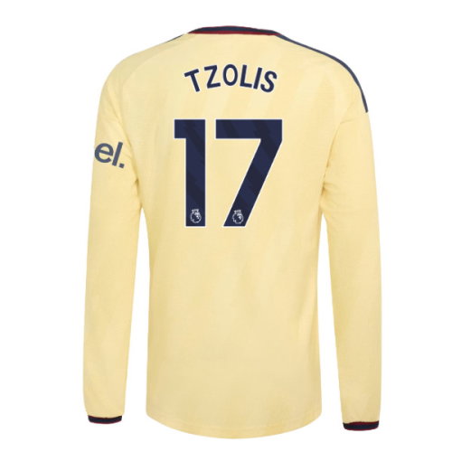 2026-2027 Arsenal Authentic Long Sleeve Third Shirt (Tzolis 17)