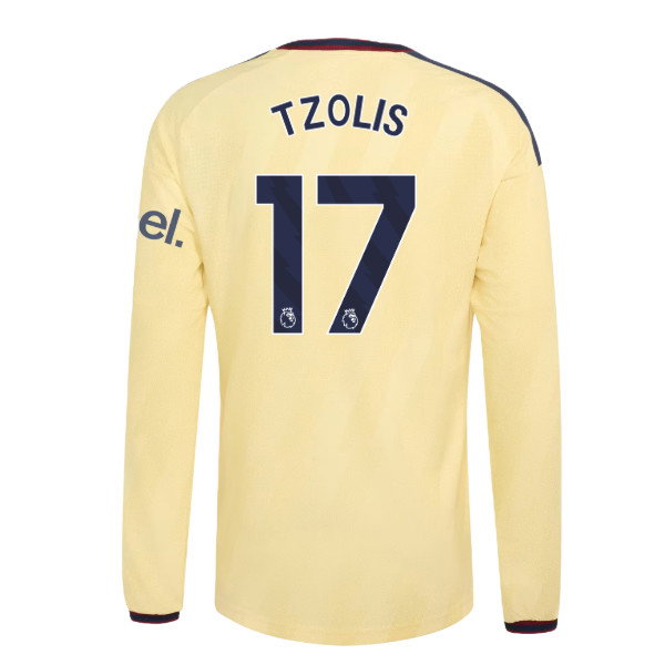 2026-2027 Arsenal Authentic Long Sleeve Third Shirt (Tzolis 17)