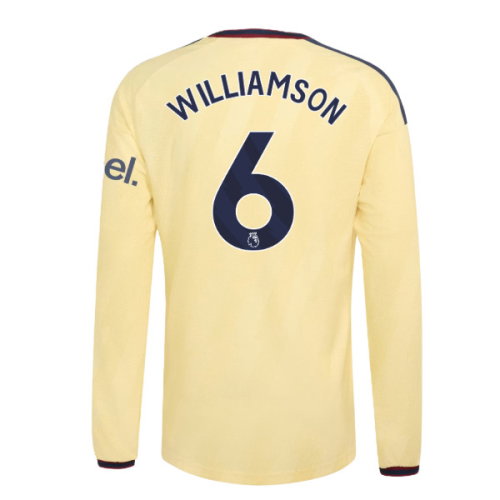 2026-2027 Arsenal Authentic Long Sleeve Third Shirt (Williamson 6)