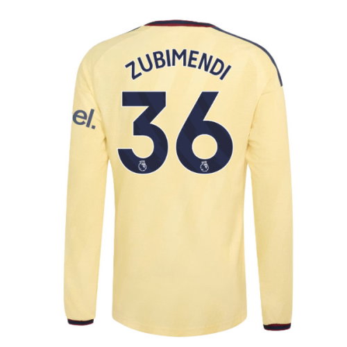 2026-2027 Arsenal Authentic Long Sleeve Third Shirt (Zubimendi 36)