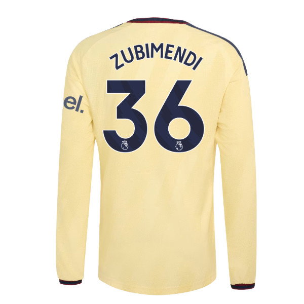 2026-2027 Arsenal Authentic Long Sleeve Third Shirt (Zubimendi 36)