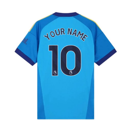 2026-2027 Arsenal Away Goalkeeper Shirt (App Sky Rush) (Your Name)