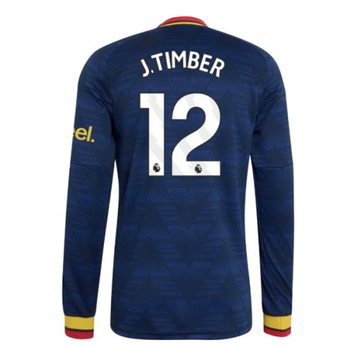 2026-2027 Arsenal Away Long Sleeve Shirt (J.Timber 12)