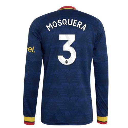 2026-2027 Arsenal Away Long Sleeve Shirt (Mosquera 3)