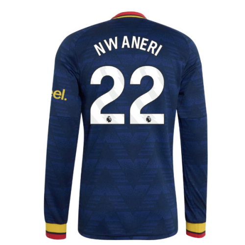 2026-2027 Arsenal Away Long Sleeve Shirt (Nwaneri 22)