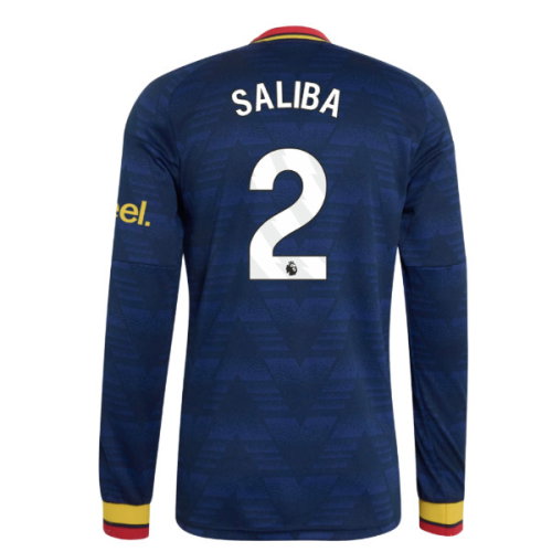 2026-2027 Arsenal Away Long Sleeve Shirt (Saliba 2)