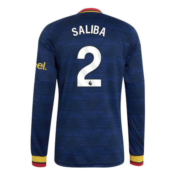 2026-2027 Arsenal Away Long Sleeve Shirt (Saliba 2)