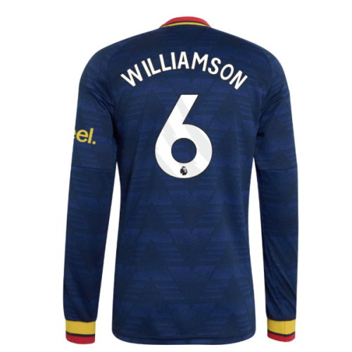 2026-2027 Arsenal Away Long Sleeve Shirt (Williamson 6)