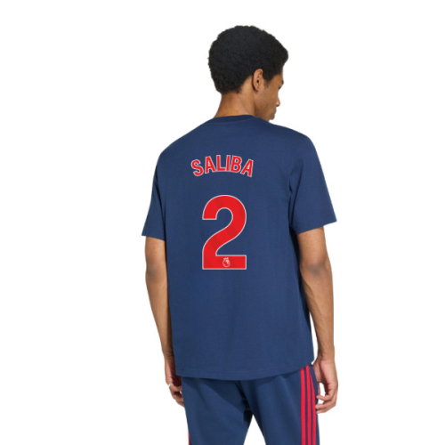 2026-2027 Arsenal DNA Graphic Tee (Navy) (Saliba 2)