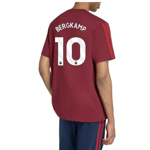 2026-2027 Arsenal DNA Tee (Burgundy) (Bergkamp 10)