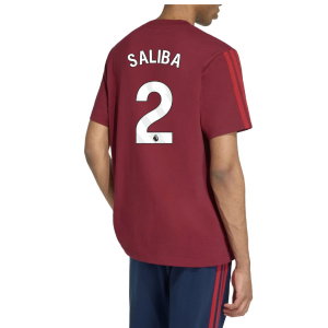 2026-2027 Arsenal DNA Tee (Burgundy) (Saliba 2)