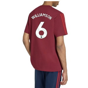2026-2027 Arsenal DNA Tee (Burgundy) (Williamson 6)