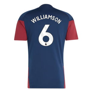 2026-2027 Arsenal EU Training Jersey (Navy) (Williamson 6)