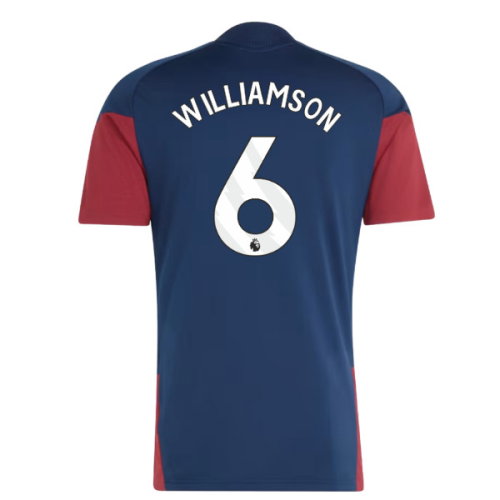 2026-2027 Arsenal EU Training Jersey (Navy) (Williamson 6)