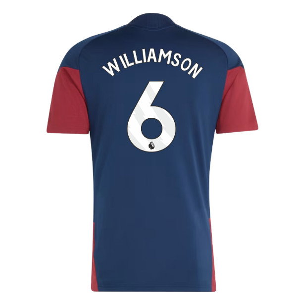 2026-2027 Arsenal EU Training Jersey (Navy) (Williamson 6)