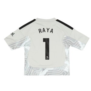 2026-2027 Arsenal Home Goalkeeper Mini Kit (Grey) (Raya 1)