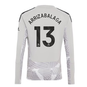 2026-2027 Arsenal Home Goalkeeper Shirt (Grey) - Kids (Arrizabalaga 13)