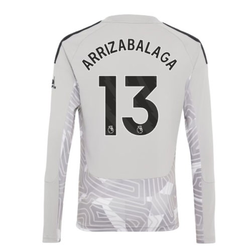 2026-2027 Arsenal Home Goalkeeper Shirt (Grey) - Kids (Arrizabalaga 13)