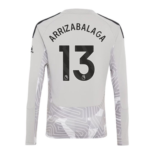 2026-2027 Arsenal Home Goalkeeper Shirt (Grey) - Kids (Arrizabalaga 13)