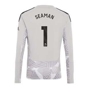2026-2027 Arsenal Home Goalkeeper Shirt (Grey) - Kids (Seaman 1)