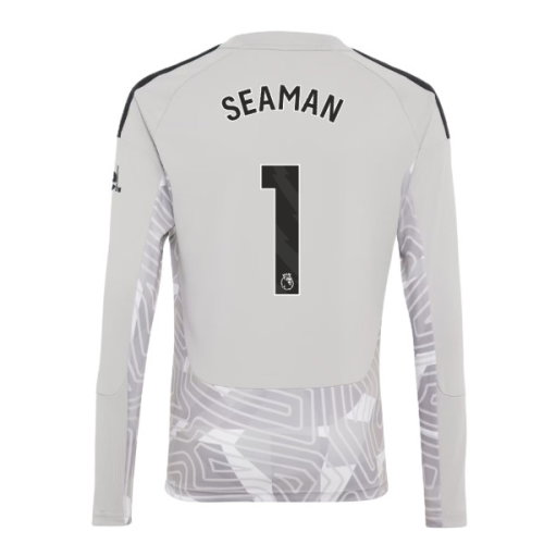 2026-2027 Arsenal Home Goalkeeper Shirt (Grey) - Kids (Seaman 1)