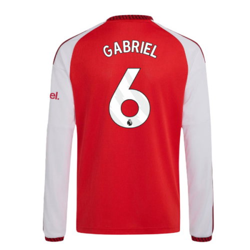 2026-2027 Arsenal Home Long Sleeve Shirt (Kids) (Gabriel 6)