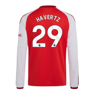 2026-2027 Arsenal Home Long Sleeve Shirt (Kids) (Havertz 29)