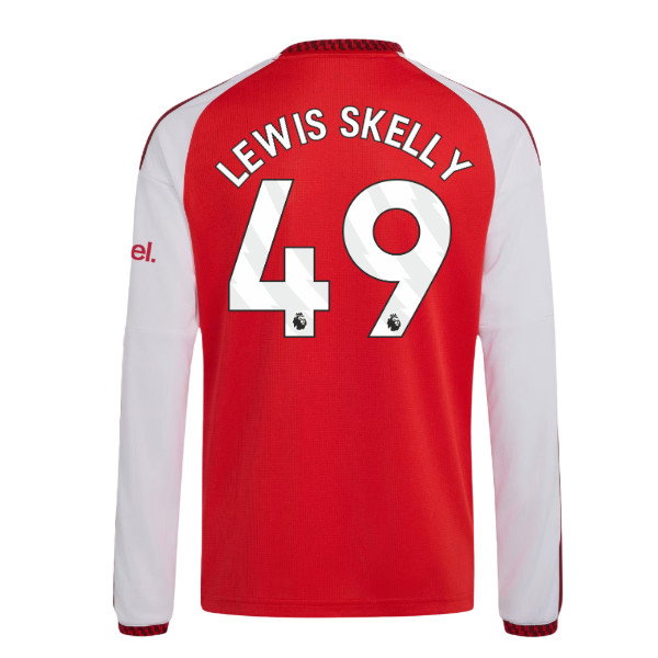 2026-2027 Arsenal Home Long Sleeve Shirt (Kids) (Lewis Skelly 49)