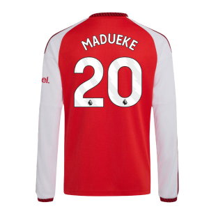 2026-2027 Arsenal Home Long Sleeve Shirt (Kids) (Madueke 20)