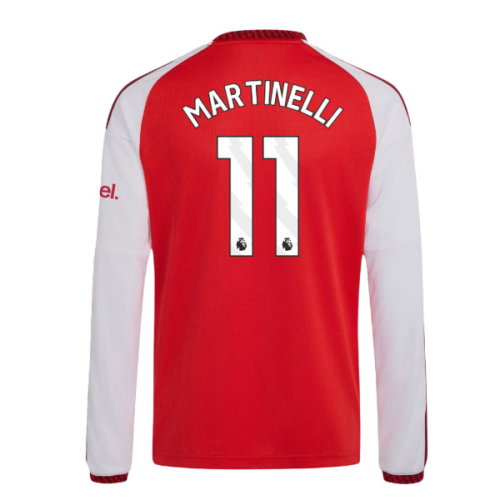 2026-2027 Arsenal Home Long Sleeve Shirt (Kids) (Martinelli 11)