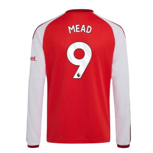 2026-2027 Arsenal Home Long Sleeve Shirt (Kids) (Mead 9)