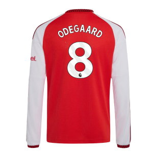 2026-2027 Arsenal Home Long Sleeve Shirt (Kids) (Odegaard 8)