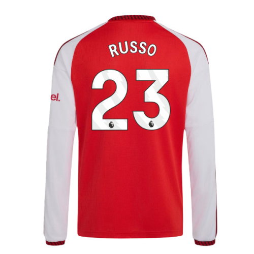 2026-2027 Arsenal Home Long Sleeve Shirt (Kids) (Russo 23)