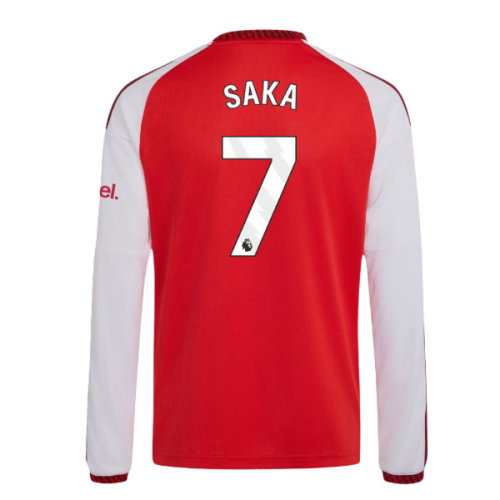 2026-2027 Arsenal Home Long Sleeve Shirt (Kids) (Saka 7)